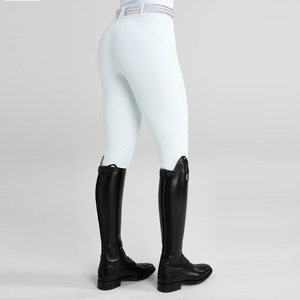 High Quality 4-way Stretch Horse Riding Breeches Leggings Tights <b>Equestrian</b> Wear Pants on Technical Fabric with Soft Feel - Product Image 3