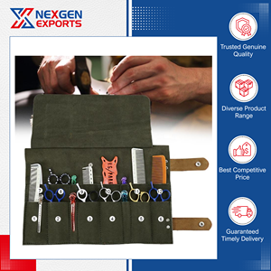 Reputed Supplier Selling Standard Quality Large Capacity Multi-Purpose PU <b>Leather</b> <b>Tool</b> Case for Global Bulk Buyers - Product Image 6