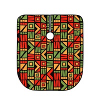 Nouvel ensemble de capes de barbier de luxe avec motifs de crânes et de bandanas, en nylon durable, options de logo personnalisé pour les professionnels