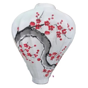 Linterna de bambú/lanterna de seda vietnamita hecha a mano, pantalla colgante de tela para decoración de interiores, exteriores, hogar, festivales y eventos. - Product Image 1