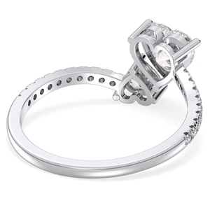 REYES Wholesale Price Heart Shape 1.12 Carat Moissanite Wedding Fine <b>Rings</b> <b>925</b> Sterling <b>Silver</b> Anniversary Gift Fine Jewelry - Product Image 4