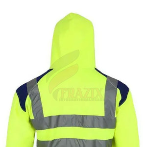 Chaqueta de seguridad de alta visibilidad, ligera y reflectante para trabajo al aire libre y protección en el lugar de trabajo. - Product Image 4