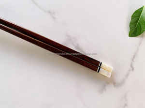 Polished Rosewood Chopsticks with Anti-Slip Design, Durable, Elegant, and Food-Safe - Product Image 2