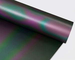 Vinilo Termotransferible Holográfico Negro Reflectante de Alta Temperatura para Ropa - Papel y Película de Transferencia de Alta Calidad - Product Image 2