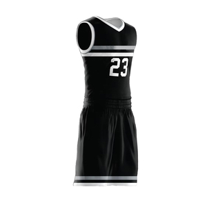 Conjunto de Uniforme de Baloncesto Personalizable con Nombre de Equipo Impreso, Pantalones Cortos de Verano Unisex para Hombre, Talla Grande, 100% Poliéster de Secado Rápido - Product Image 2