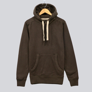 Sweat à capuche pour homme en molleton 100% coton, respirant, coupe classique, avec poche, couleur et broderie de logo personnalisées, respectueux de l'environnement - Product Image 2