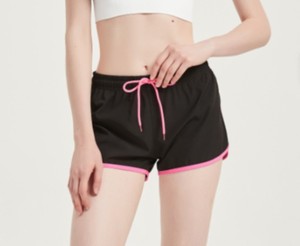 Shorts de sport et de course pour femme, taille haute, vintage, respirants, 100 % coton, directement de l'usine - Product Image 3