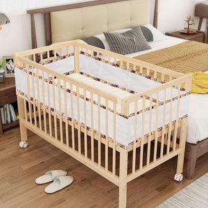 Protector de Cuna Transpirable para Bebé East Coast Corp, Forro de Malla de Algodón para Cuna, Protector de Seguridad Infantil para Cuna, Certificado CPC, Personalizado - Product Image 4