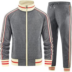 Hemistyles - Conjuntos Deportivos de Invierno para Hombre, Casuales, Holgados, Transpirables, Ecológicos, Tallas Grandes, Estampados, 100% Poliéster - Product Image 1