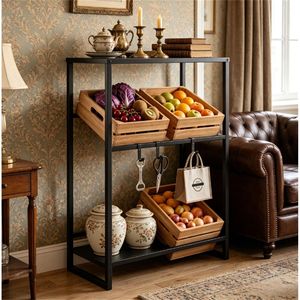 Heavy-Duty 3-Tier Adjustable Tilt Beer Crate Storage <b>Rack</b> Metal Beverage Organizer Multi-Angle <b>Drink</b> Holder Shelf Utility <b>Racks</b> - Product Image 5