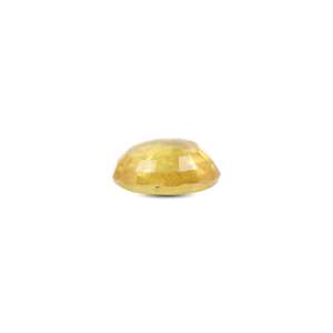 Loose 4.05 Carat Oval Cut Yellow Sapphire Gemstone for Fine Jewelry - Product Image 3