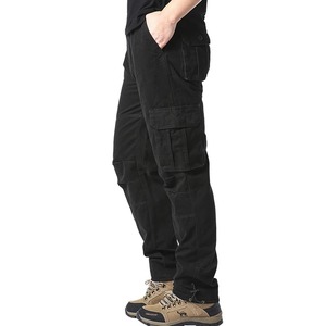 High Quality Men's Tactical <b>Pants</b> Elastic Waist <b>Cargo</b> Large Size Cotton <b>Pants</b> Multi-Pocket Trousers Sports Training <b>Work</b> <b>Pants</b> - Product Image 4