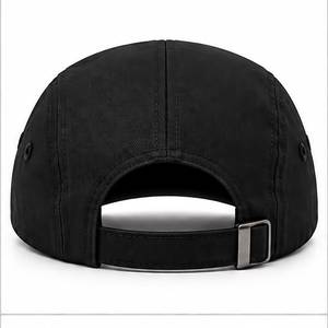 Casquette unisexe 5 panneaux en tissu maillé imperméable, ajustable, respirante, avec œillets, décontractée, pour adulte, été, panneau avant - Product Image 4