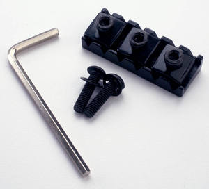 กีตาร์ไฟฟ้า D101BB ขนาด 42 มม. แบบติดตั้งด้านหลัง Floyd Rose Locking Nut ผลิตในเกาหลี อะไหล่และอุปกรณ์เสริมกีตาร์ - Product Image 4