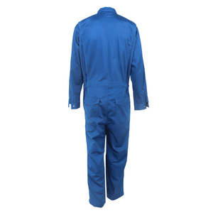 Men's <b>Waterproof</b> <b>Work</b> Coverall Boilersuit Royal Blue Zip Front Multi-Pocket Industrial Workwear Uniform Wholesale OEM - Product Image 3