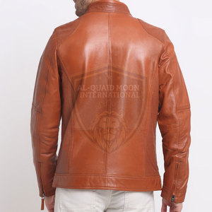 Veste en cuir pour homme, nouvelle collection, sur mesure, marque privée, durable, veste d'hiver en cuir pour homme - Product Image 3