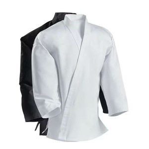 ชุดเครื่องแบบ BJJ GI ฝ้ายโพลีเอสเตอร์550แกรมทอไข่มุก100% แผ่นปักตามสั่งทำผ้าทอสองชั้นตามต้องการ OEM ODM - Product Image 2
