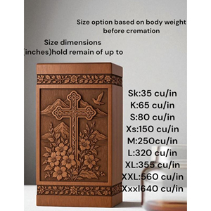 Urne en bois avec gravure d'arbre pour les amoureux de la nature, boîte de crémation en bois durable pour le stockage des cendres, urne par AYAANS - Product Image 6