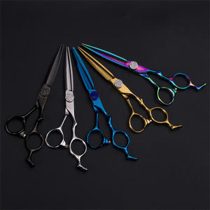 ヘアカットはさみプロフェッショナルホームステンレス鋼理髪サロン薄切りはさみキット - Product Image 5