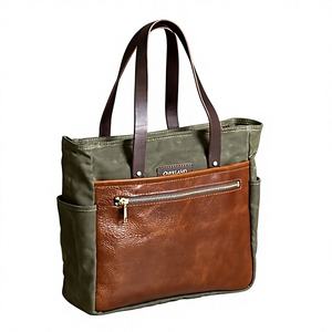 Sac à main en cuir véritable 100% vache Buffalo pour femmes à la mode avec fermeture à glissière sac à main et sac à main personnalisés - Product Image 2