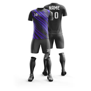 Maillot de football durable par sublimation |   Tailles pour hommes, femmes et jeunes |   Vêtements de sport légers à séchage rapide en gros - Product Image 3