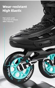 Cougar personnalisé trois <span class=keywords><strong>roues</strong></span> patin à <span class=keywords><strong>roues</strong></span> alignées adulte garçon Slalom urbain 86A 110mm femmes hommes <span class=keywords><strong>3</strong></span> <span class=keywords><strong>roues</strong></span> patins à <span class=keywords><strong>roues</strong></span> alignées chaussures - Product Image 3