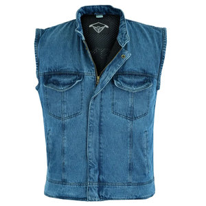 Chaleco Vaquero Informal de Diseño Único y Alta Calidad para Hombre, Estilo Casual sin Mangas, Chaleco Vaquero para Hombre - Product Image 5