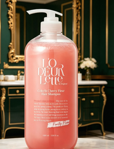 L'odeurlette แชมพูสำหรับผมสีเชอร์รี่เฟลอร์แชมพูสระผมมีกลิ่นหอมดอกไม้ระดับพรีเมียมใช้ในร้านเสริมสวยระดับมืออาชีพดูแลหนังศีรษะ - Product Image 1