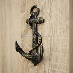 Crochet mural en fonte décoratif, style nautique, pour la maison et la décoration intérieure contemporaine - Product Image 6
