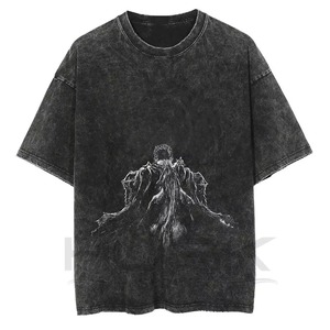 ผู้ผลิตเสื้อยืดระบายอากาศแบบขายส่งตามสั่งจากปากีสถาน เสื้อยืดผ้าฝ้ายหนาน้ำหนักมากแบบวินเทจลายกราฟิกสำหรับผู้ชายที่สามารถปรับแต่งได้ - Product Image 2