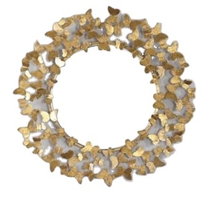 Good Selling Iron <b>Mirror</b> Art <b>Irregular</b> Circular Living Room Metal Frame Wall <b>Mirror</b> Decor Christmas Vintage Luxury Space Casual - Product Image 2