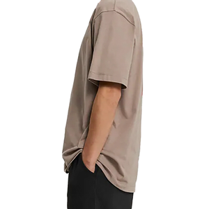 T-shirt Homme Col Rond Manches Courtes Coupe Ample Oversize en Coton Lourd 100% Personnalisable Style Hip-Hop Motif Uni – Grande Vente - Product Image 6