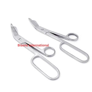 BISONS Tijeras para cortar yeso al por mayor con mordazas dentadas, 2 unidades, de acero inoxidable, instrumentos quirúrgicos para extracción de yeso ortopédico - Product Image 6