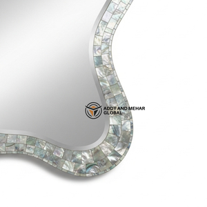 Espejo de Pared Cuadrado de Lujo, Hecho a Mano con MDF, Estilo Art Deco, Decoración Ecológica para Bodas, Decoración Premium para el Hogar - Product Image 5