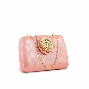 P24391 Champagne Fancy Clutch Elegante Cadena fina y pulseras de eslabones Accesorio - Product Image 2
