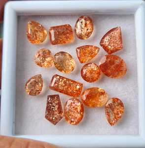 Piedras Preciosas Sueltas de Sunstone Natural Certificadas por IGI de Alta Calidad AAA+, en Tonos Naranja y Rojo, en Diversas Formas, Precios al por Mayor, Varios Tamaños - Product Image 4
