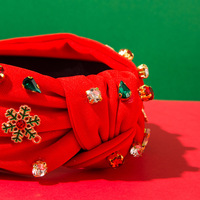 Nouvel Arrivage Serre-tête de Noël en forme de flocon de neige orné de strass, accessoire de cheveux pour femme pour les fêtes