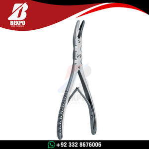 Pinzas Quirúrgicas de Acero Inoxidable de Calidad Premium, Tipo Beyer, Curvas, de 3mm, Doble Acción, 7 Pulgadas, Instrumentos Ortopédicos - Product Image 5