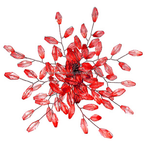 Nouvelle Collection de ronds de serviette perlés décoratifs Multi couleur pas cher prix fleur ronds de serviette pour les mariages mignon porte-serviettes - Product Image 5