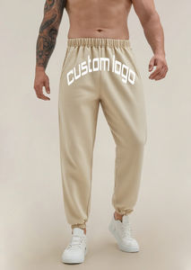 Pantalon de jogging athlétique pour homme, matière respirante et extensible, taille à cordon de serrage, pour le fitness, le jogging et le confort quotidien - Product Image 4