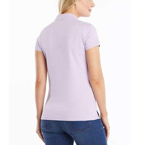 Tenue prête pour l'été, tissu respirant, design à manches courtes, adapté à la vie quotidienne et aux occasions décontractées, chemises polo pour femmes. - Product Image 3