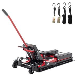 Sollevatore Idraulico per Moto con Capacità di 1500 LBS, Altezza di Sollevamento 4.5-15 Pollici, Tavolo Elevatore a Forbice Azionato a Pedale per ATV, Rampe e Supporti per Moto - Product Image 2