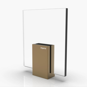 Sistema de Barandillas con Base de Aluminio IMPERIO SEMI PRO con Diseño Inteligente y Acabado Premium para Espacios Modernos, Elegantes y Duraderos - Product Image 1