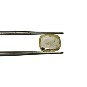 พลอยแซฟไฟร์สีเหลืองแท้ 4.10 กะรัต ทรงสี่เหลี่ยม สำหรับทำเครื่องประดับและอุปกรณ์เสริม - Product Image 1