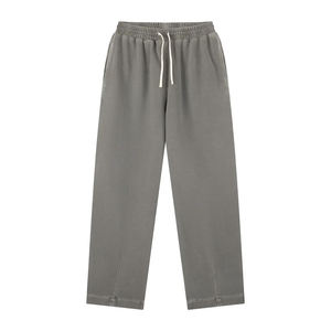 Nouveau pantalon de jogging d'été confortable et respirant 370 g/m² à séchage rapide, coupe classique unie ample à jambe large en tissu non tissé pour femme, idéal pour l'extérieur - Product Image 3