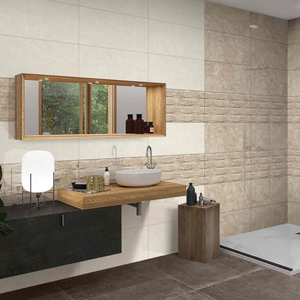 Azulejo de Pared Cerámico Blanco Brillante de 300x600mm, Acabado Minimalista y Elegante para Oficinas Corporativas y Soluciones de Interiores Comerciales - Product Image 1