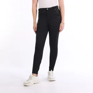 Pantalon d'équitation extensible 4 directions de haute qualité, leggings, collants, vêtements d'équitation en tissu technique au toucher doux - Product Image 1