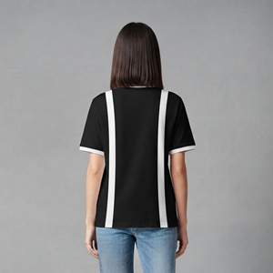 เสื้อโปโลผู้หญิง OEM/ODM ผ้าฝ้าย 100% สำหรับฤดูร้อน ทรงปกติ สวมใส่สบาย  ปักโลโก้ได้ตามต้องการ  ลำลอง แห้งเร็ว - Product Image 3
