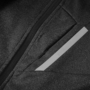 ชุดวอร์มแฟชั่นคอตั้ง ระบายอากาศได้ดี ผลิตจากโพลีเอสเตอร์ สำหรับผู้ชาย เหมาะสำหรับวิ่งออกกำลังกาย ฟิตเนส และชุดลำลองประจำวัน - Product Image 5