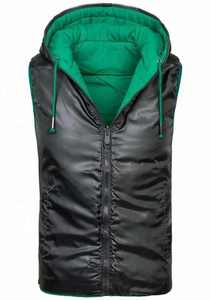 Gilet matelassé unisexe de qualité supérieure, veste sans manches avec isolation douce, protection contre le vent et confort durable - Product Image 2